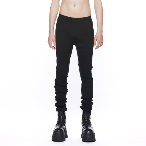 JULIUS 917PAM22 Black / Knit Leggings